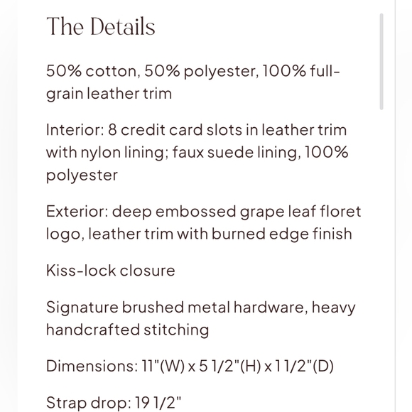 Patricia Nash Black and Gold Floral Clutch - Picture 7 of 12